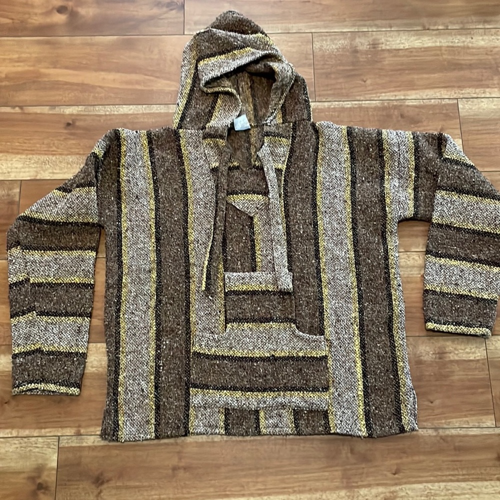 Mexican Blanket Pancho